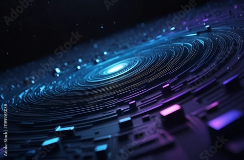 неоновый абстрактный фон звездное 