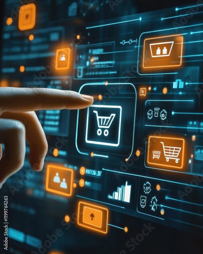 Digital Shopping Interface: E-commerce Technology and Online Retail Experience