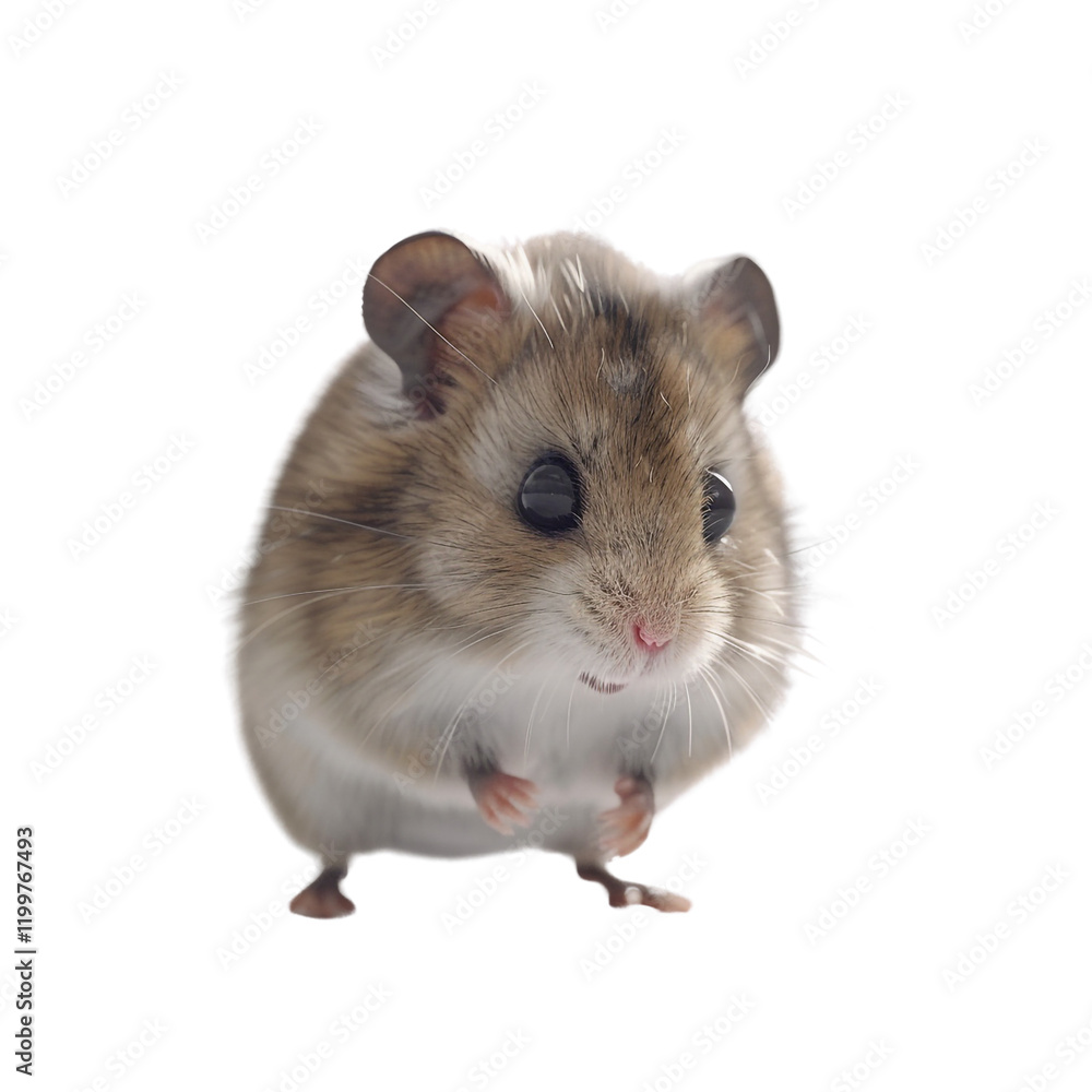 Adorable fluffy hamster small pet rodent animal cute furry friend tiny creature isolated white background Adorable fluffy hamster small pet rodent animal cute furry friend tiny creature isolated white background
