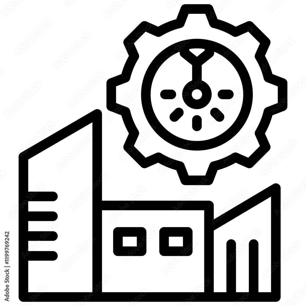 Laser Industry Outline Icon