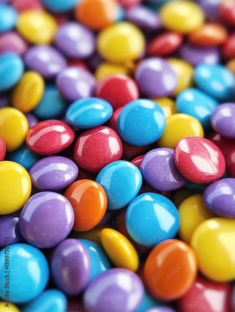Bright, colorful sweets in a variety of hues. Bright, colorful sweets in a variety of hues.