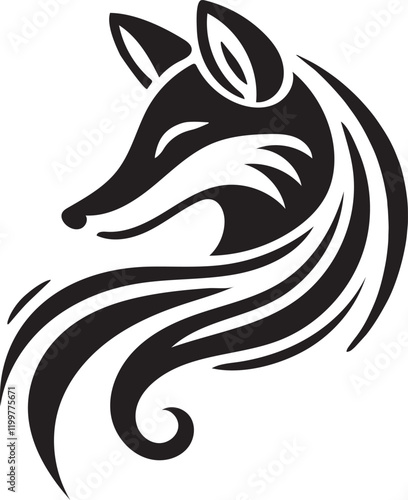 fox tribal tattoo