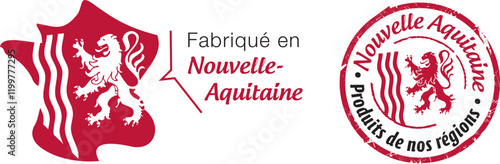 Logo fabriqué en Nouvelle-Aquitaine, produits de nos régions