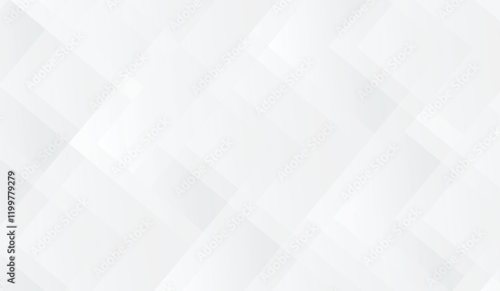 Vector Abstract Elegant white and grey Background. Abstract white Pattern. Squares Texture