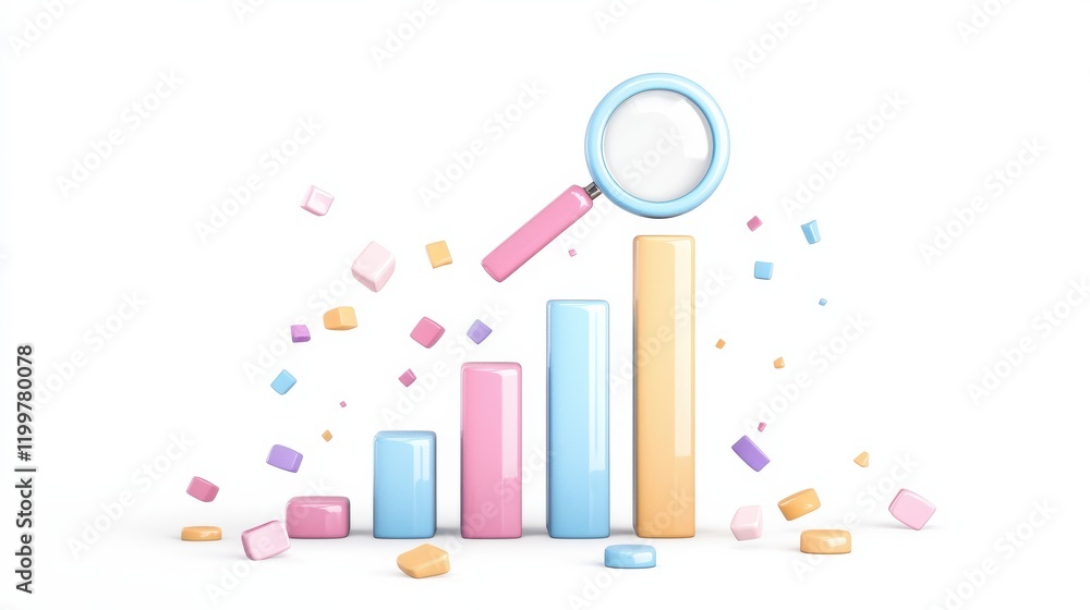 Digital data interpretation insights through bar graphs infographics Digital data interpretation insights through bar graphs infographics