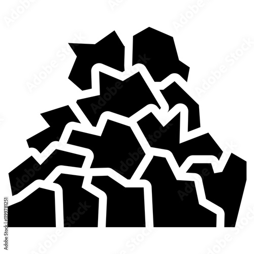 Ore Glyph Icon