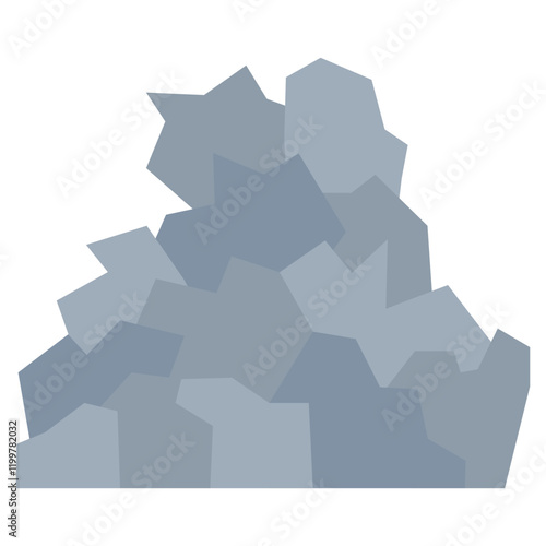 Ore Flat Icon