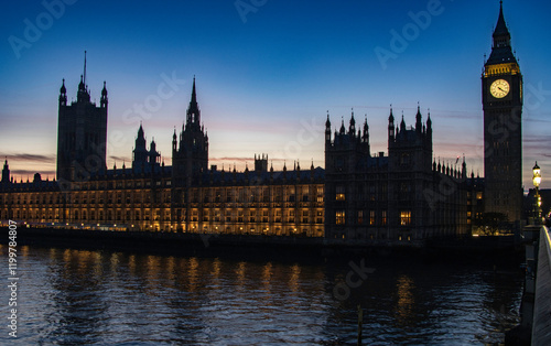 The Houses of Parliament or the Palace of Westminster