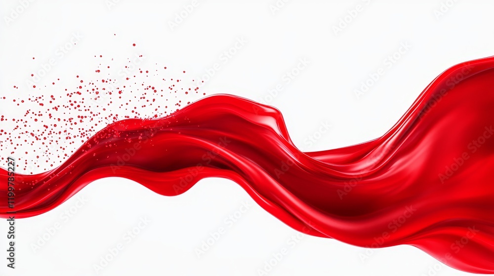 Red Liquid Flowing Banner - Abstract red liquid flowing smoothly, dynamic motion, splash, elegance, energy. Symbolizing power, passion, fluidity, and movement. Red Liquid Flowing Banner - Abstract red liquid flowing smoothly, dynamic motion, splash, elegance, energy. Symbolizing power, passion, fluidity, and movement.