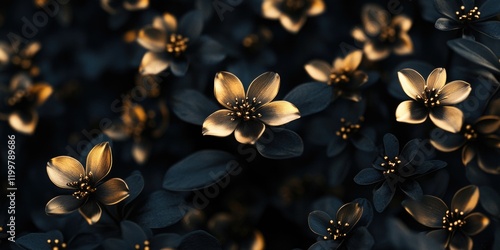 Bunch of flowers close-up,