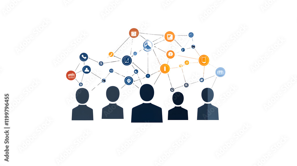 Digital business management concept focusing on cloud services and cloud computing solutions, emphasizing data storage, security, and efficient management for modern businesses.
Digital business management concept focusing on cloud services and cloud computing solutions, emphasizing data storage, security, and efficient management for modern businesses.