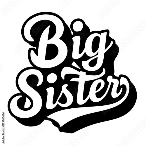 Big sister vector