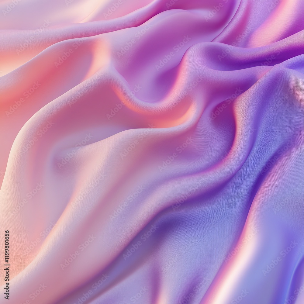 Fototapeta premium Abstract Draped Fabric Soft Pink Purple Hues