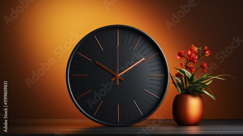 Wallpaper Mural clock on a wall Torontodigital.ca