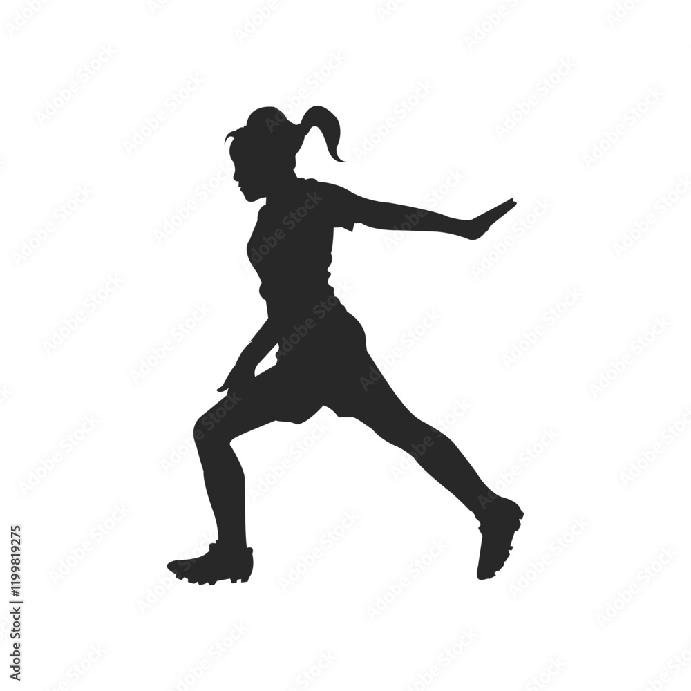 Silhouettes of sports people Silhouettes of sports people