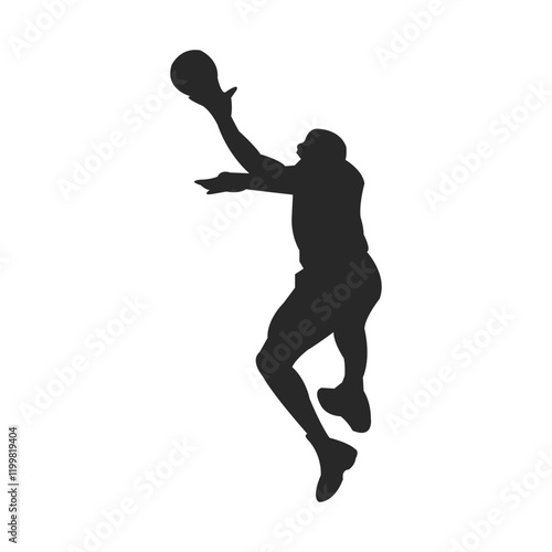 Silhouettes of sports people