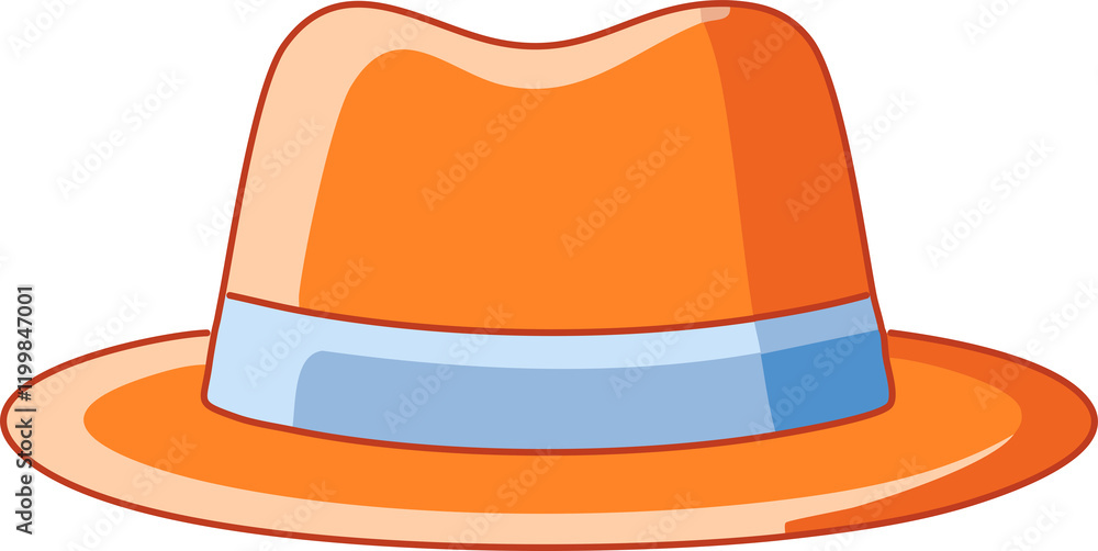 Fototapeta premium A orange hat