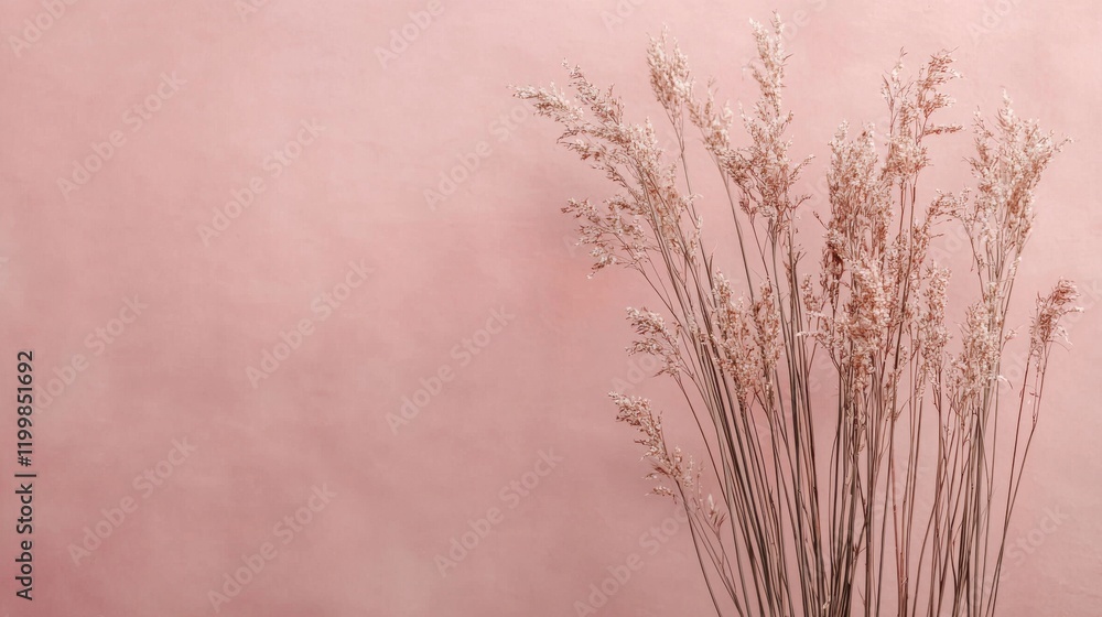 Fototapeta premium Gradient color pattern background concept. Soft Gradient with Muted Shades of Pink and Peach Floral Backdrop