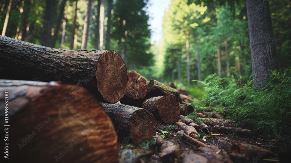Fototapeta premium Forest Logging