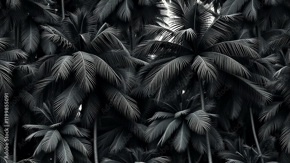 Toile de jouy seamless pattern for digital printing, palm tree pattern, seamless decor pattern Toile de jouy seamless pattern for digital printing, palm tree pattern, seamless decor pattern