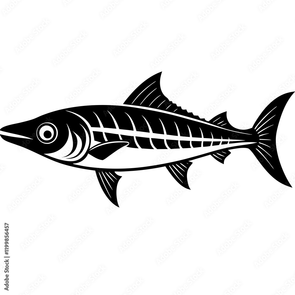 Obraz premium fish isolated on white background