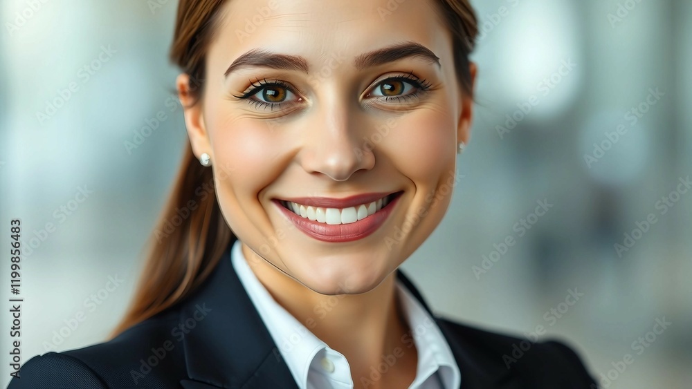 Portrait of a smiling businesswoman a professional and confident woman in suit isolated on transpare Portrait of a smiling businesswoman a professional and confident woman in suit isolated on transpare
