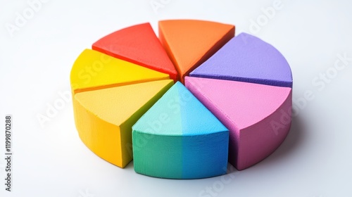 Colorful Pie Chart for Budgeting Allocations