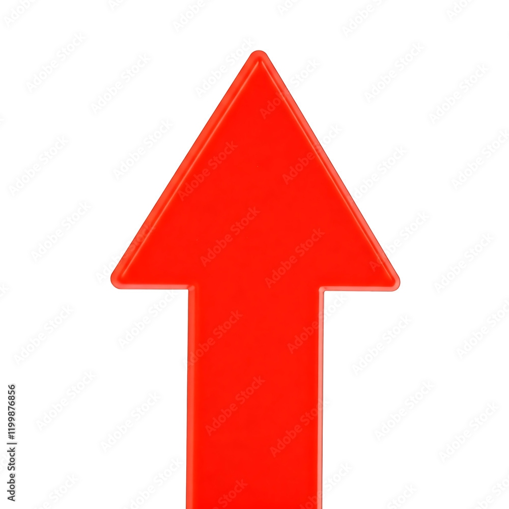 red arrow isolated on white red arrow isolated on white