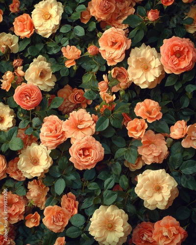 Wallpaper Mural Floral wallpaper design indoor space high-resolution textures lush environment close-up view elegant aesthetics Torontodigital.ca