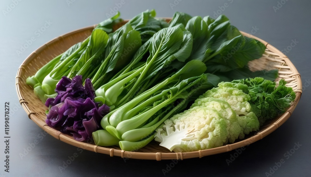 Fresh green vegetables on a plate. Healthy food ingredients. Fresh green vegetables on a plate. Healthy food ingredients.