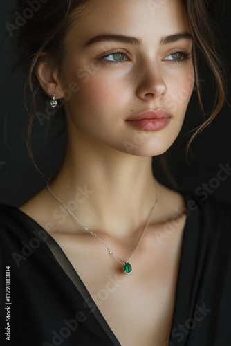 Woman with jewelry