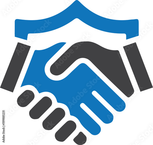 handshake icon Handshake logo handshake icon design Shaking hands between cultural communities vector illustration