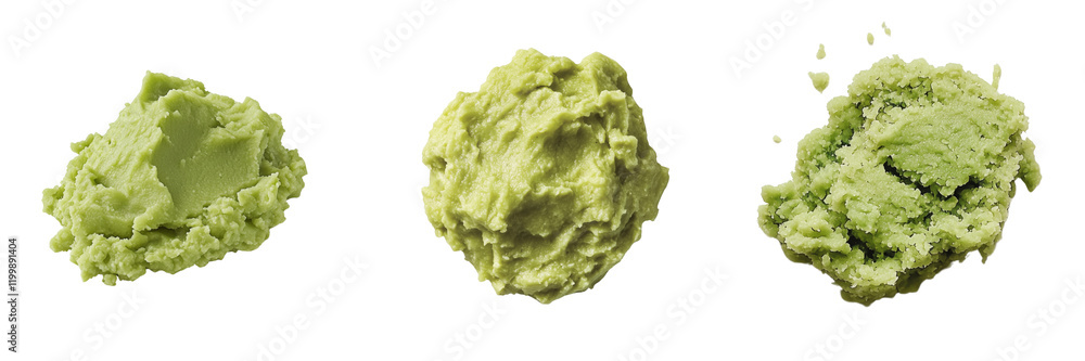 Wasabi close-up on a transparent background
Wasabi close-up on a transparent background