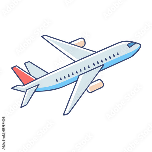 airplane icon, airplane vector illustration-simple illustration of airplane, perfect for airplane logos and themed design 