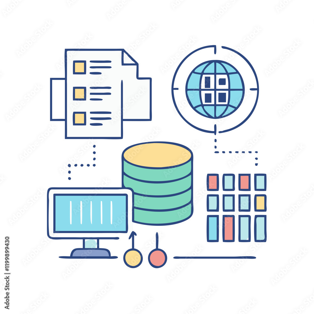 big data icon, big data vector illustration-simple illustration of big data, perfect for big data logos and themed design big data icon, big data vector illustration-simple illustration of big data, perfect for big data logos and themed design