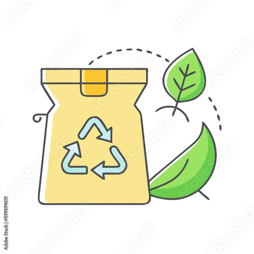 biodegradable icon, biodegradable vector illustration-simple illustration of biodegradable, perfect for biodegradable logos and themed design 