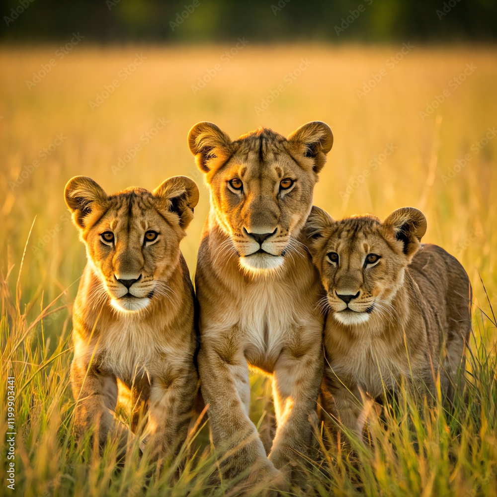 lion family and club in the jungle lion family and club in the jungle