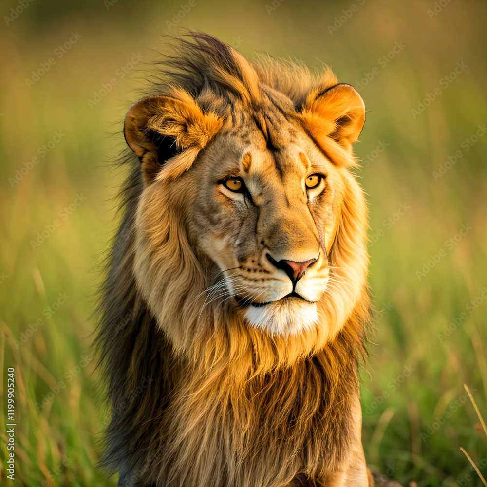Fototapeta premium portrait of a lion