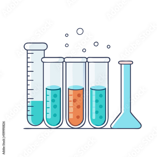 chemistry tubes icon, chemistry tubes vector illustration-simple illustration of chemistry tubes, perfect for chemistry tubes logos and themed design 