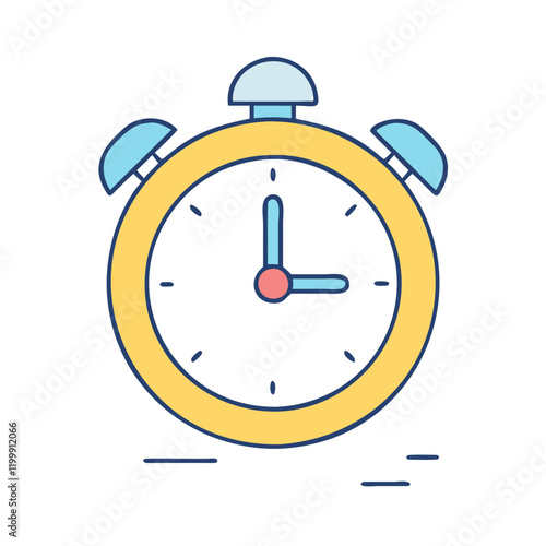 clock icon, clock vector illustration-simple illustration of clock, perfect for clock logos and themed design 