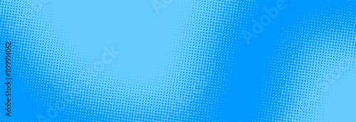Modern navy blue pop art background with halftone dots in comic style, vector illustration eps10