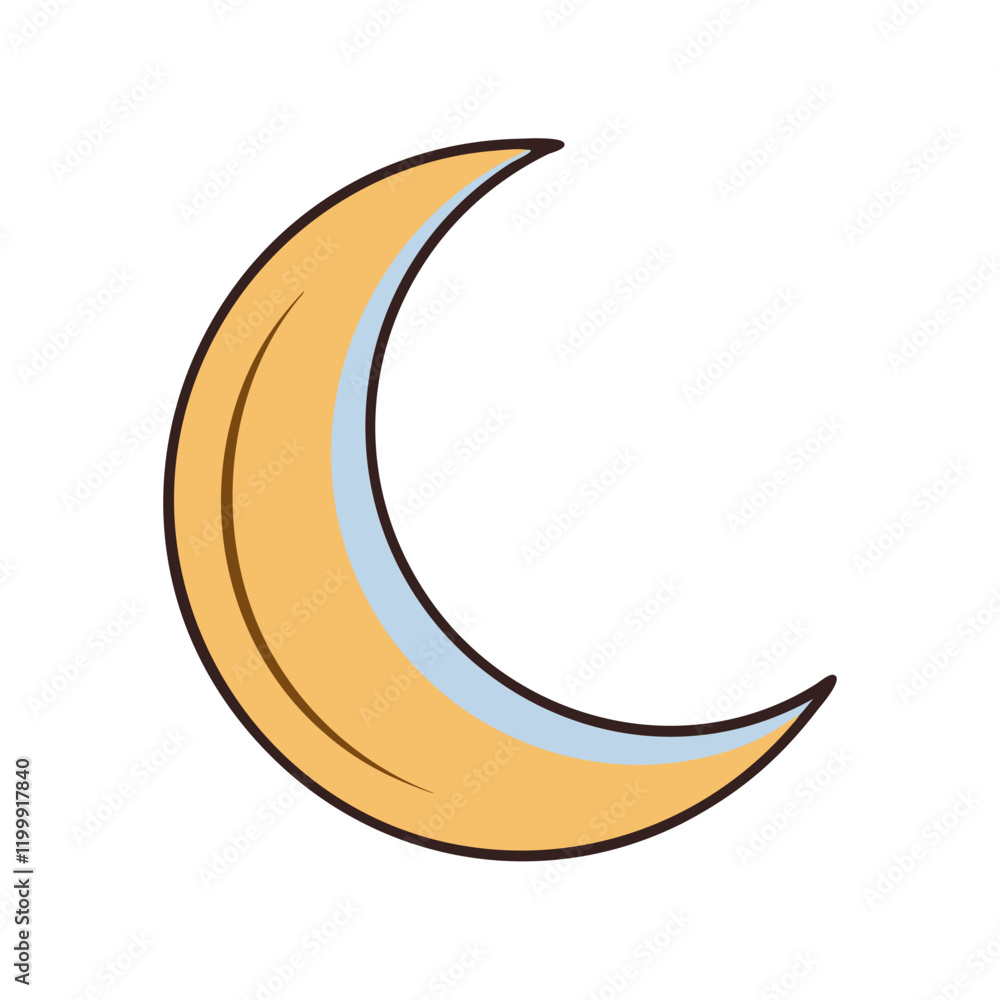 crescent moon icon, crescent moon vector illustration-simple illustration of crescent moon, perfect for crescent moon logos and themed design crescent moon icon, crescent moon vector illustration-simple illustration of crescent moon, perfect for crescent moon logos and themed design