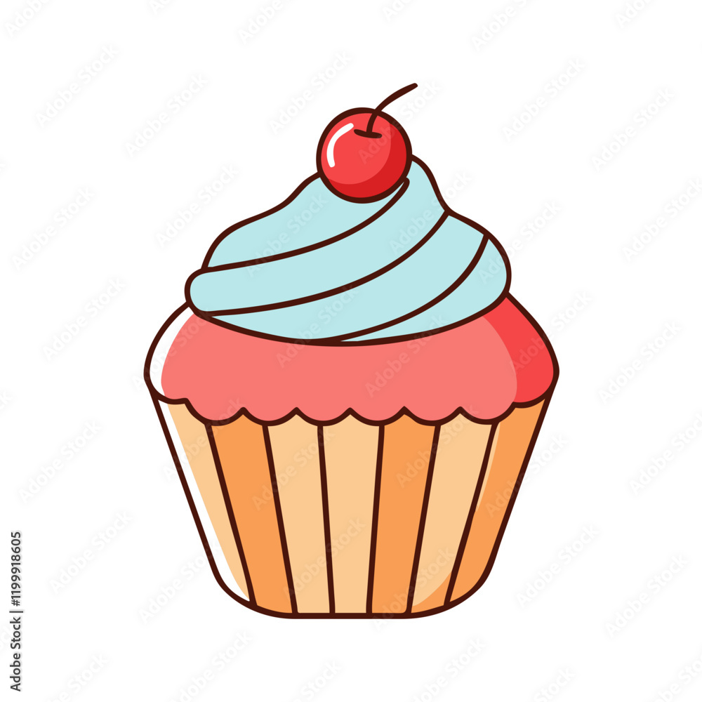 cupcake icon, cupcake vector illustration-simple illustration of cupcake, perfect for cupcake logos and themed design cupcake icon, cupcake vector illustration-simple illustration of cupcake, perfect for cupcake logos and themed design