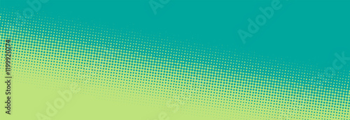 Turquoise green pop art retro comic background with halftone dots desing, vector illustration eps10	
