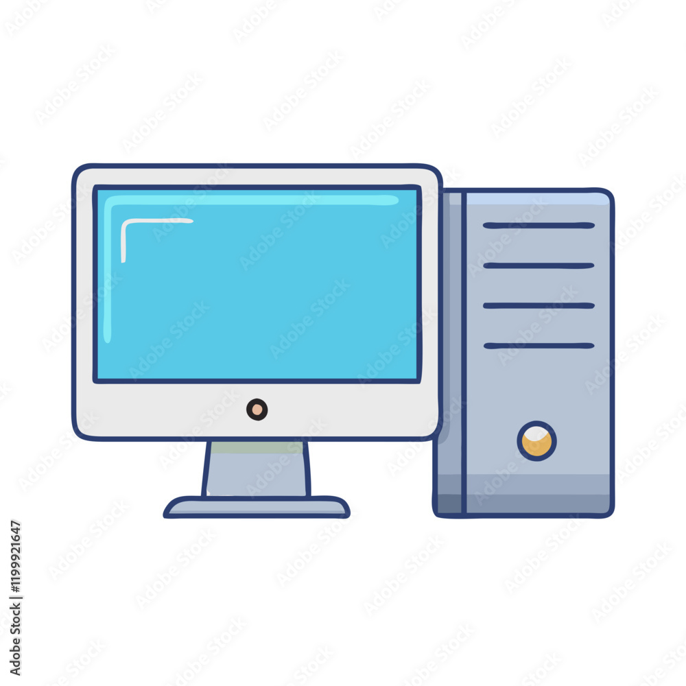 desktop pc icon, desktop pc vector illustration-simple illustration of desktop pc, perfect for desktop pc logos and themed design desktop pc icon, desktop pc vector illustration-simple illustration of desktop pc, perfect for desktop pc logos and themed design
