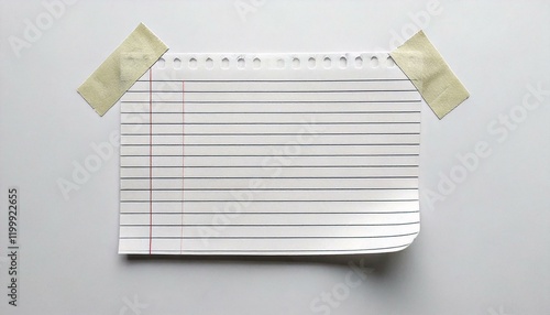 Obraz na płótnie blank note paper w salonie