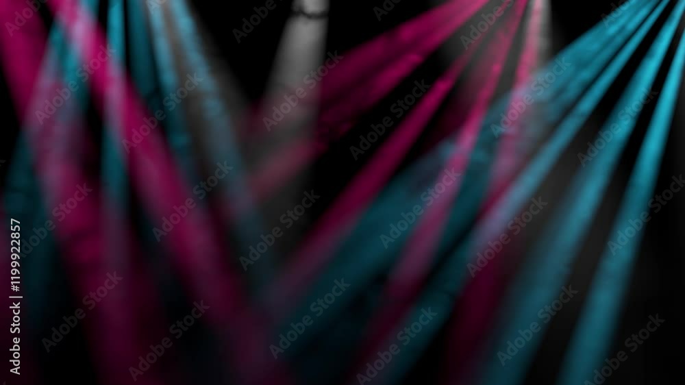 Animated background with party spot light and smoke.