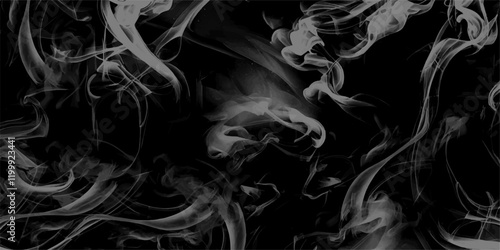 Smoke steam set of airborne particulates and gases emitted. Gray vector background with smoke shapes. Abstract, messy, splattered, sprayer texture. Halftone vector smoke texture.