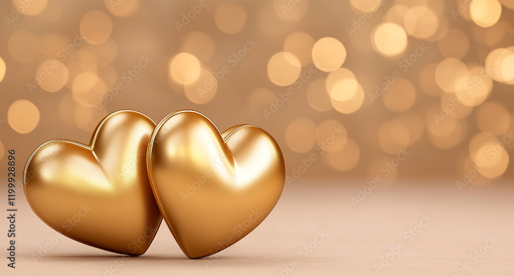 Two-romantic-golden-hearts-framed-by-a-warm-sepia-background Two-romantic-golden-hearts-framed-by-a-warm-sepia-background