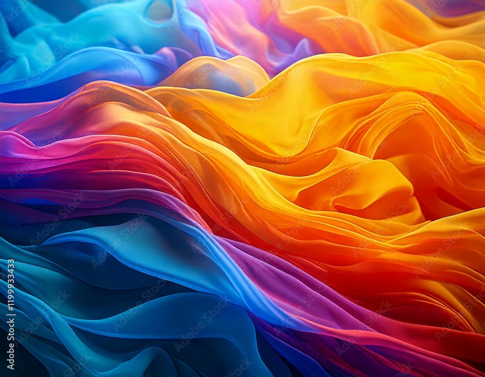 Fototapeta premium Abstract blurred gradient background in bright colors. Colorful smooth BACKGROUND